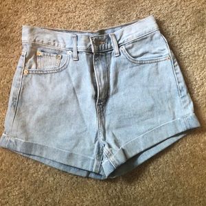 High waisted shorts